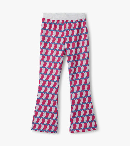 Hatley Girls Graphic Hearts Flare Bottoms