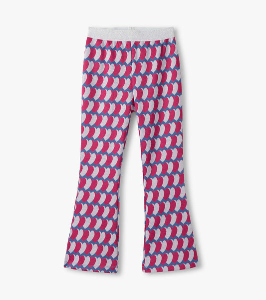 Hatley Girls Graphic Hearts Flare Bottoms