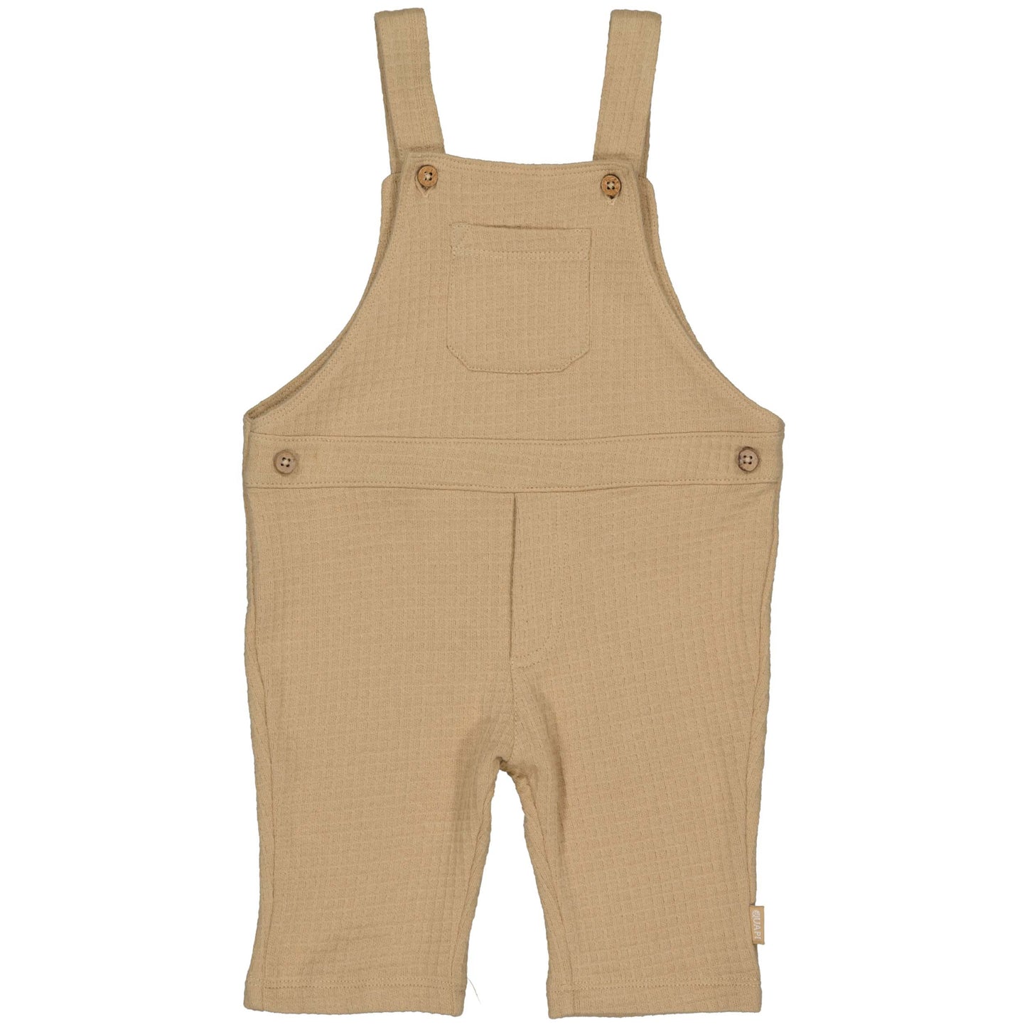 Quapi Baby Boys Light Sand Dungarees