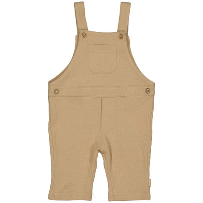 Quapi Baby Boys Light Sand Dungarees