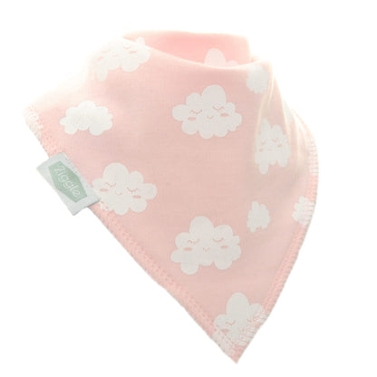 Ziggle Baby Girls Cuddly Pink Bibs Set