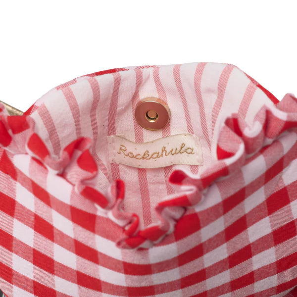 Rockahula Girls Gingham Ruffle Love Heart Bag