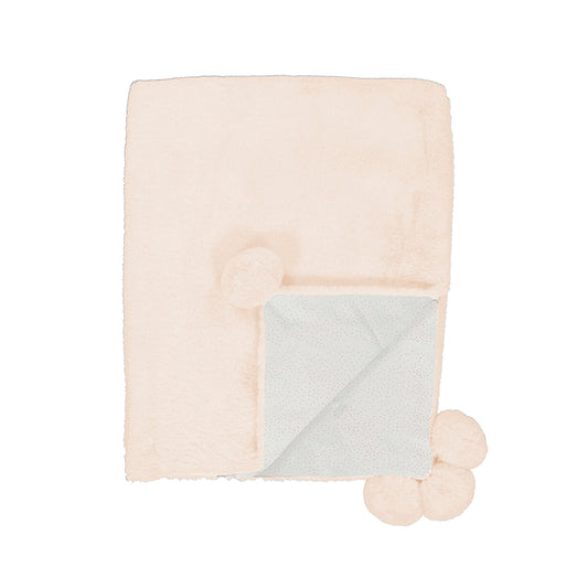 Mayoral Baby Girls Rose Faux Fur Blanket