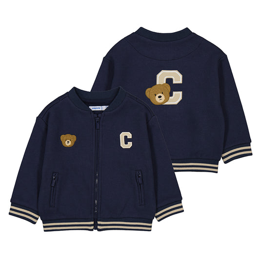 Mayoral Baby Boys Navy Blue Zip Up