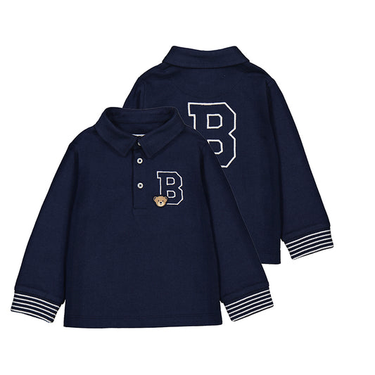 Mayoral Baby Boys Blue Polo Shirt