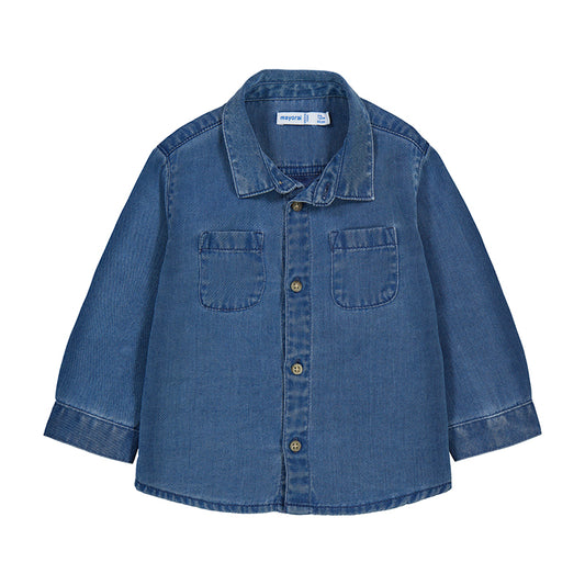 Mayoral Baby Boys Medium Denim Shirt