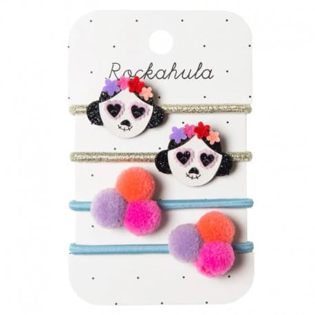 Rockahula Dia De Los Muertas Hair Bobbles