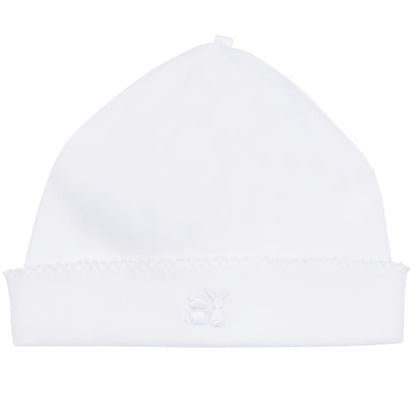 Emile et Rose Heath White Unisex Babygrow and Hat