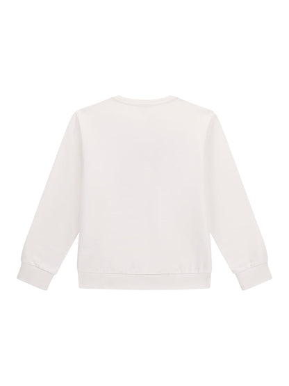 Guess Girls Pure White Long Sleeve Active Top