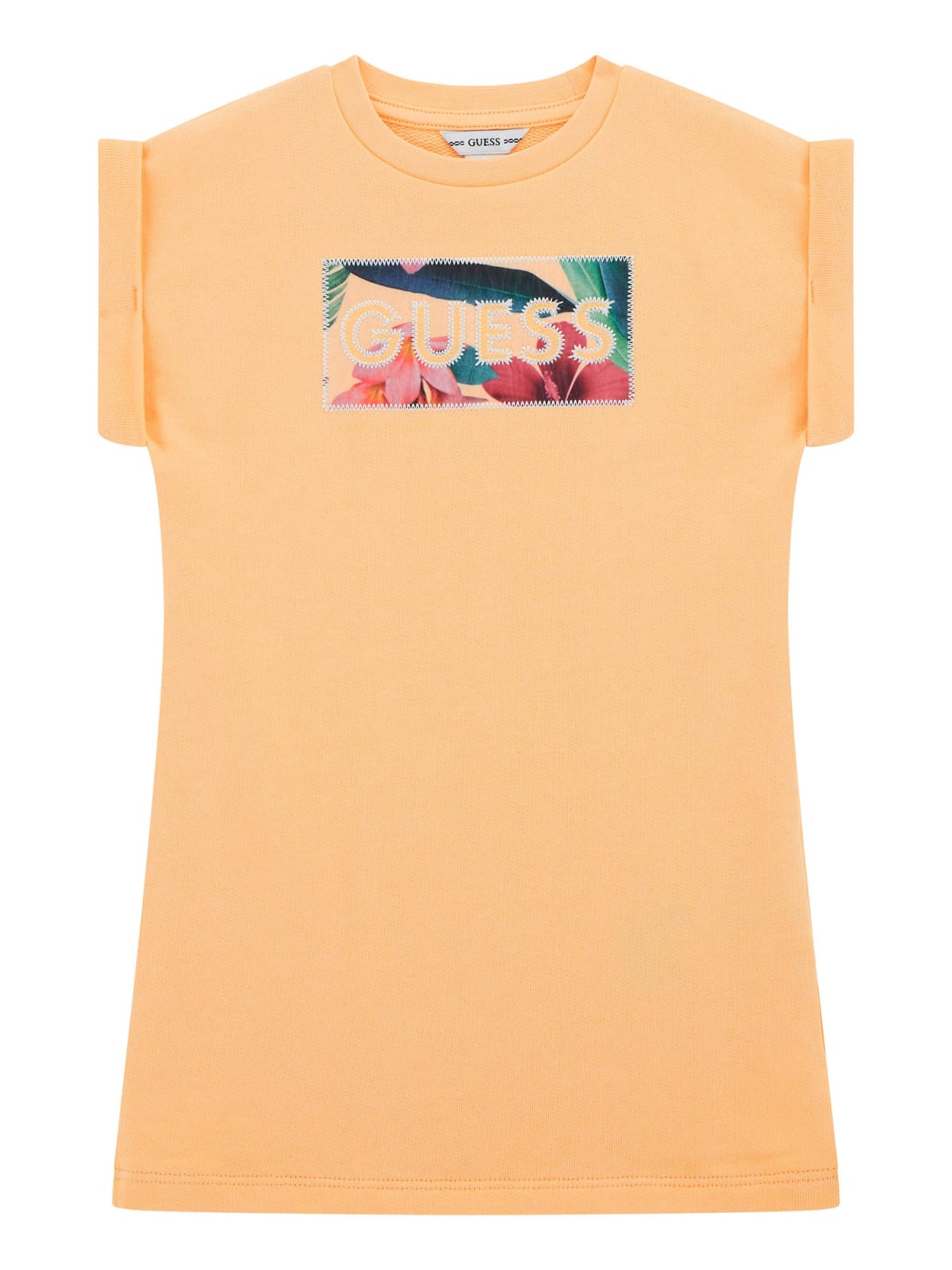 Guess Girls Summer Tangerine Sorbet Short Sleeve Dress