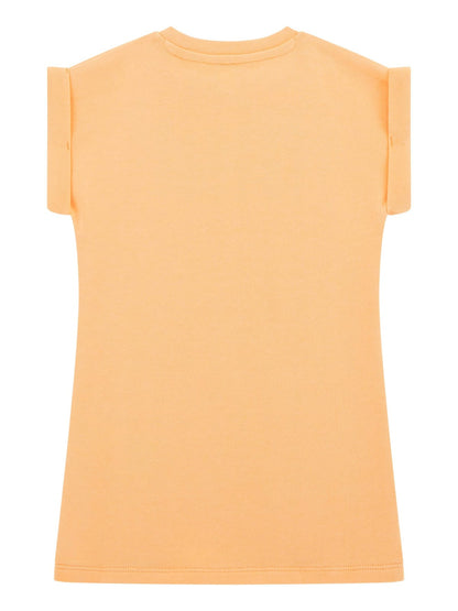 Guess Girls Summer Tangerine Sorbet Short Sleeve Dress