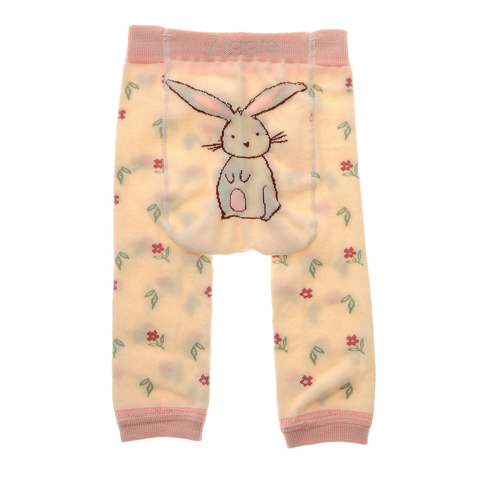 Ziggle Baby Girls Bunny Leggings & Socks Set