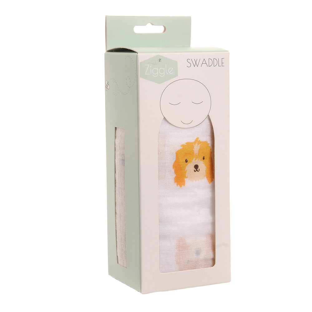 Ziggle Baby Boys Cockapoo Swaddle