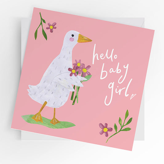 UTWT card - Hello Baby Girl