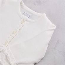 Emile et Rose Baby Girls Margot White Knit Cardigan