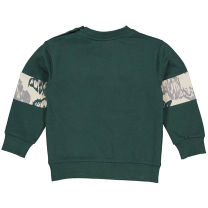 Quapi Boys Bottle Green Tracksuit Jumper and Pants Set