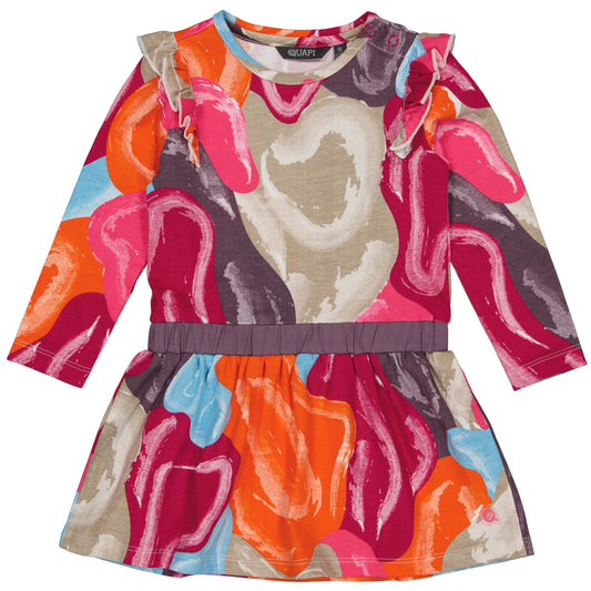 Quapi Girls Multi Colour Dress