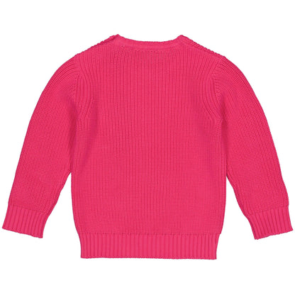 Quapi Girls Hot Pink Knitted Sweater