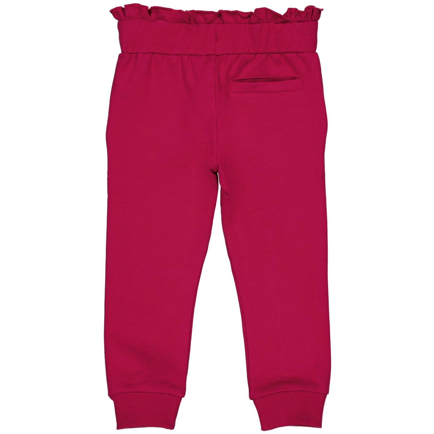 Quapi Girls Pink Red Ruffle Sweater And Trouser Set