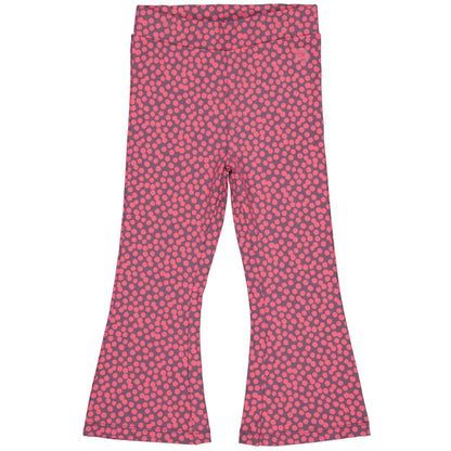 Quapi Girls Hot Pink Dot Flares