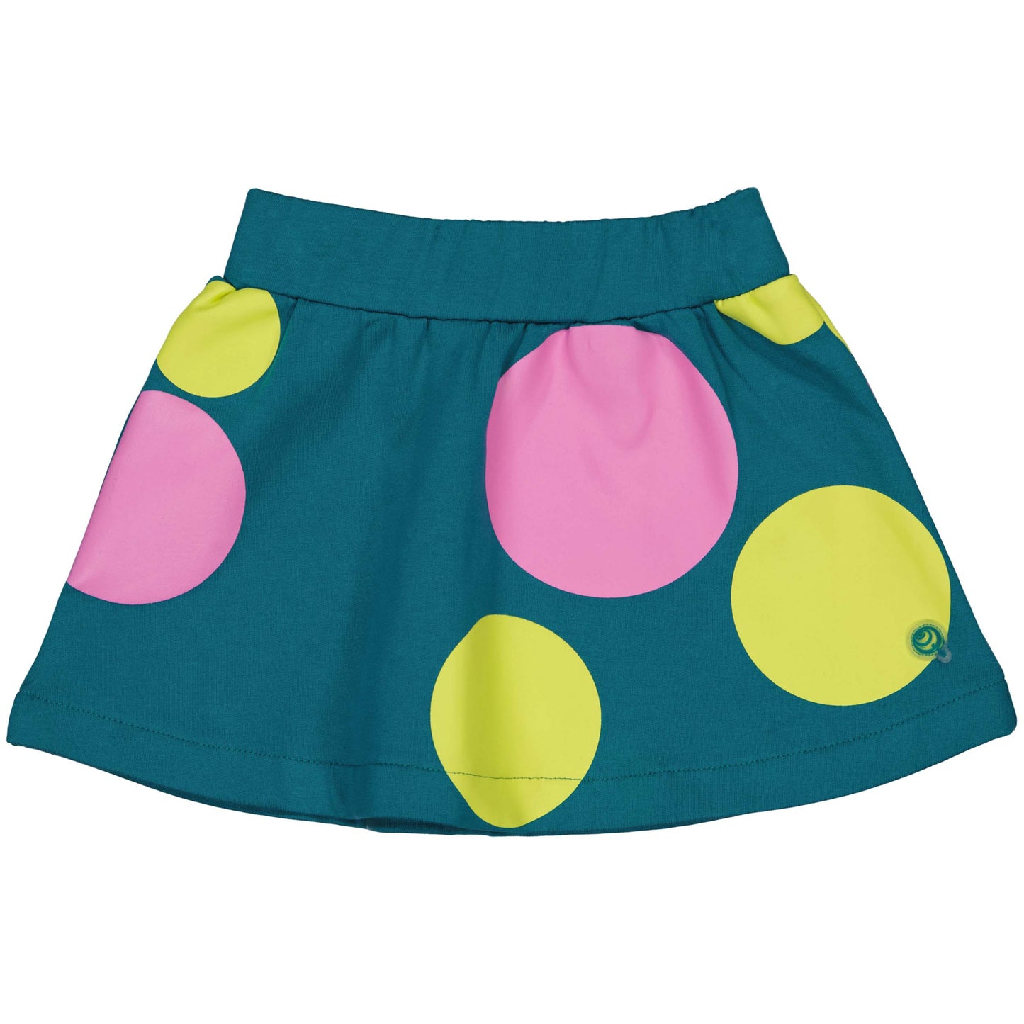 Quapi Girls Blue Multi Dot Sweater and skirt set