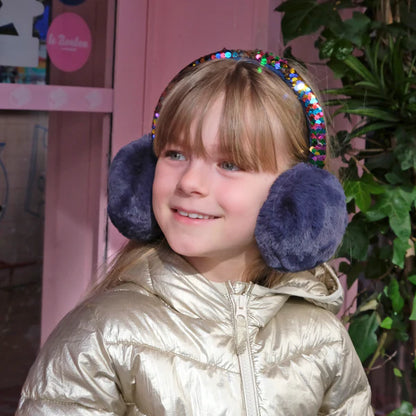 Rockahula Rainbow Sequin Ear Muffs