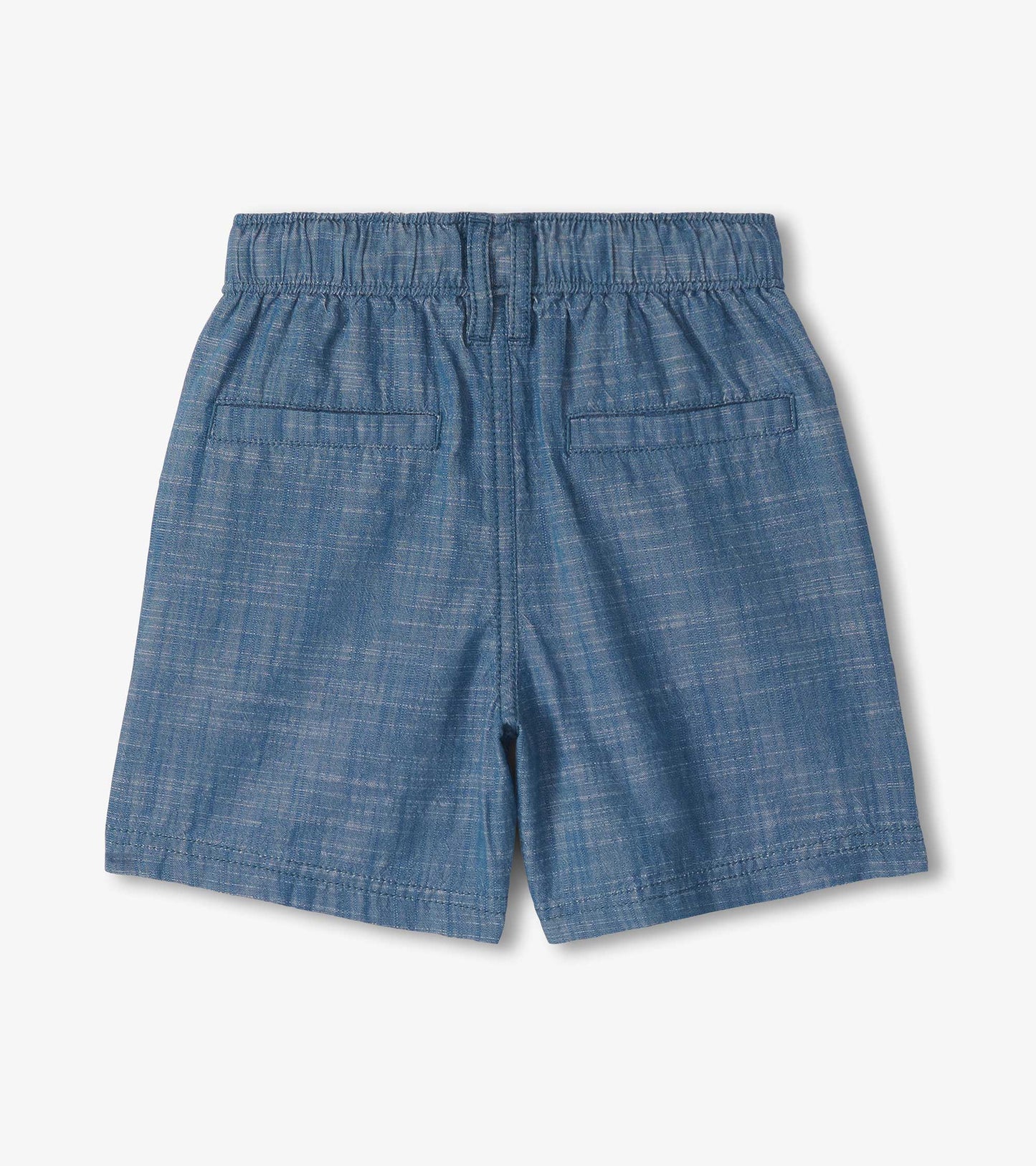 Hatley Boys Indigo Blue Chambray Woven Shorts