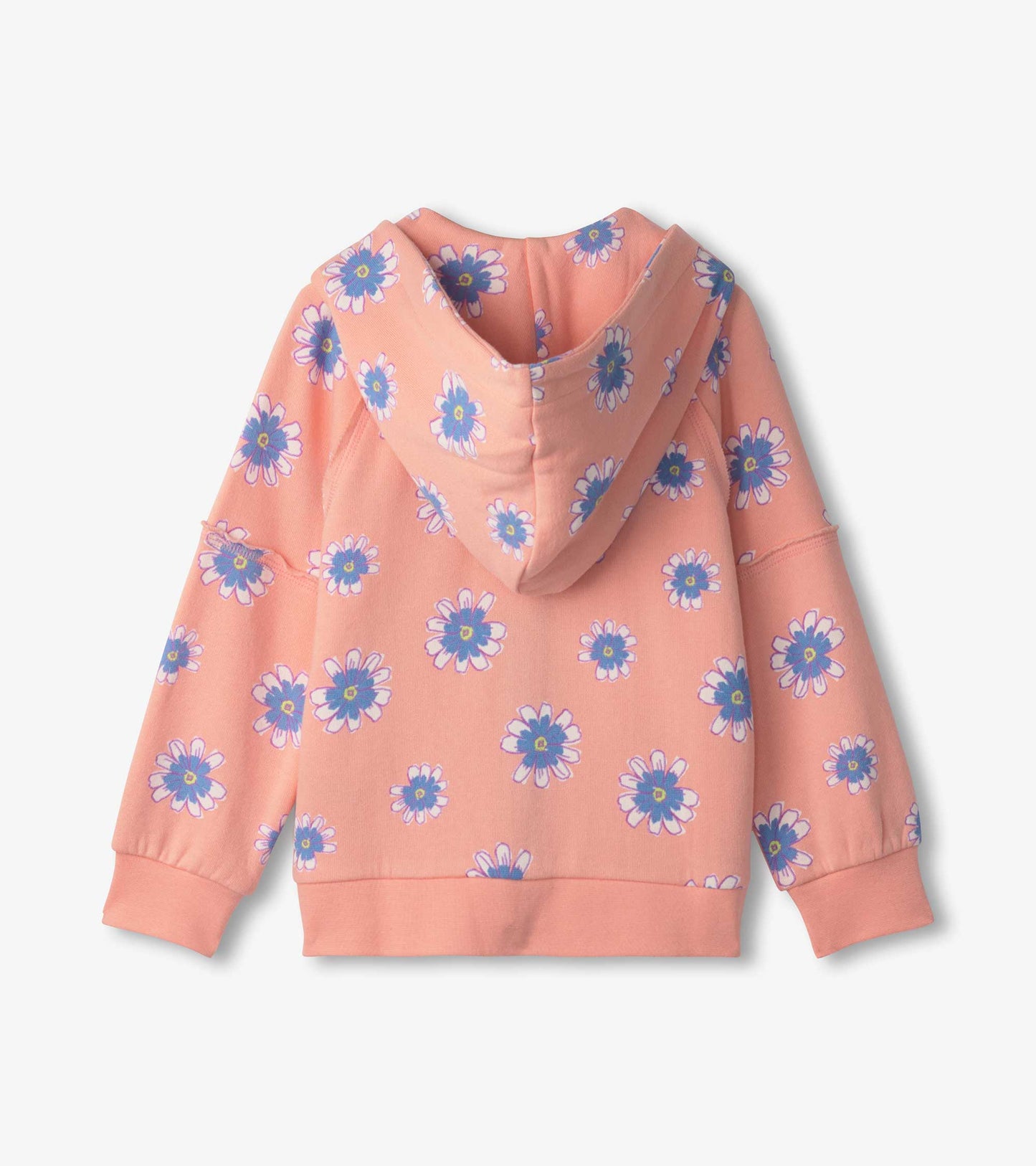 Hatley Girls Doodle Daisy Raw Edged Hoodie