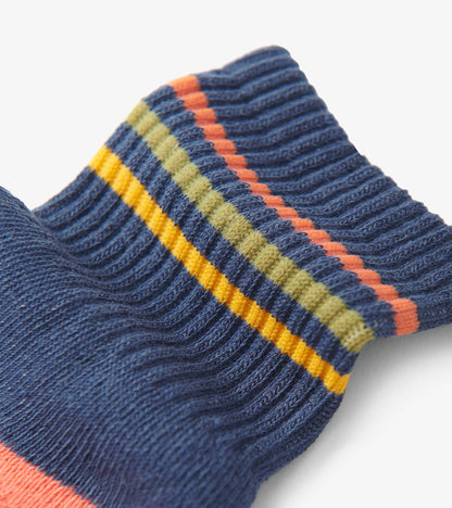 Hatley Boys Ensign Blue Crew Socks