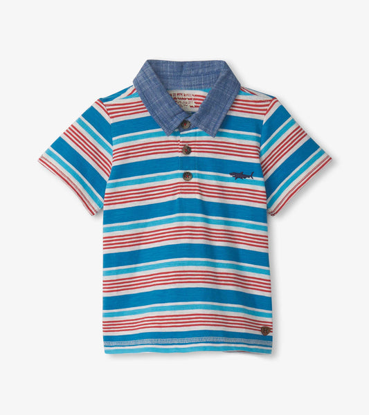 Hatley Baby Boy Mediterranean Stripes Polo Tee