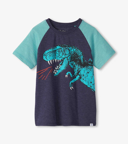 Hatley Boys T-Rex Raglan Tee