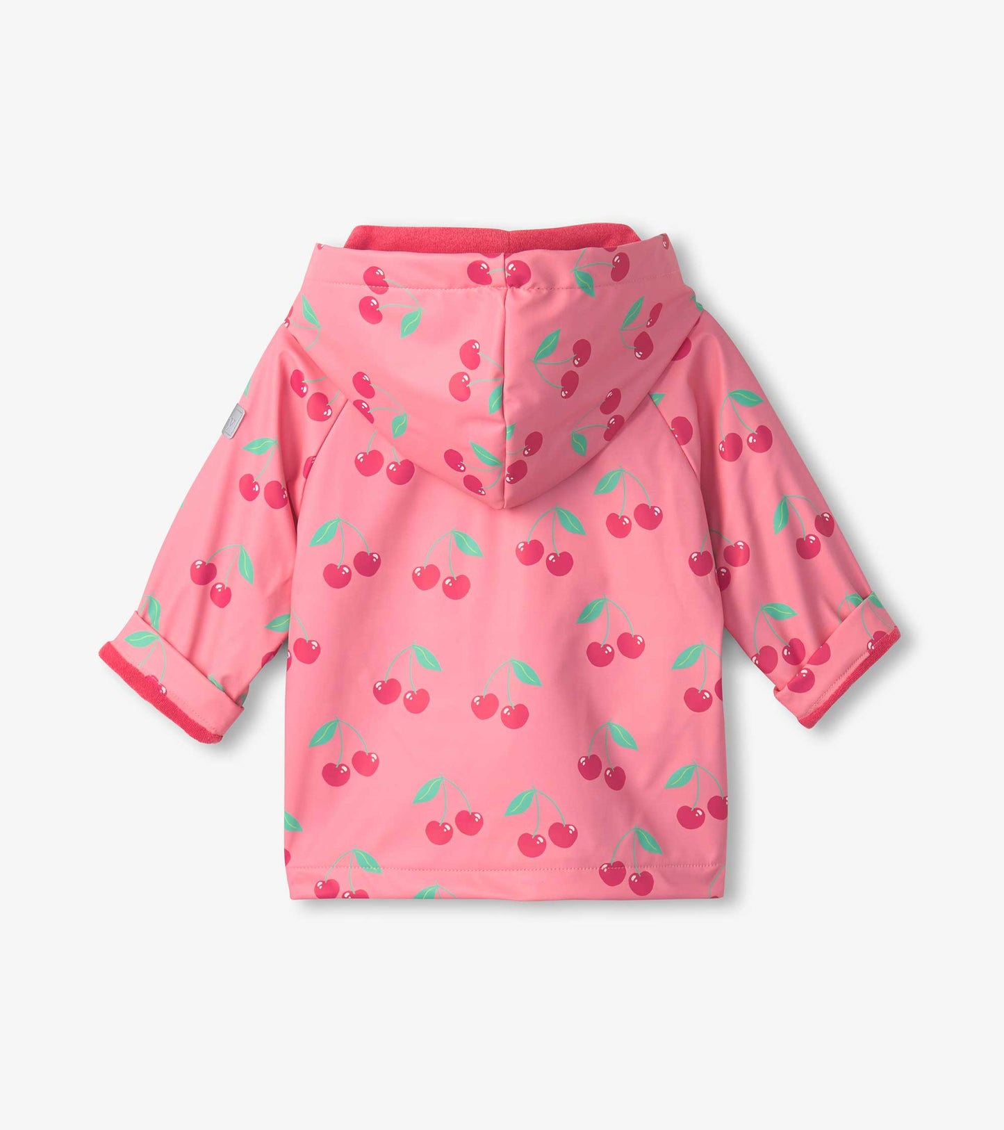 Hatley Girls Cherries Snap Raincoat