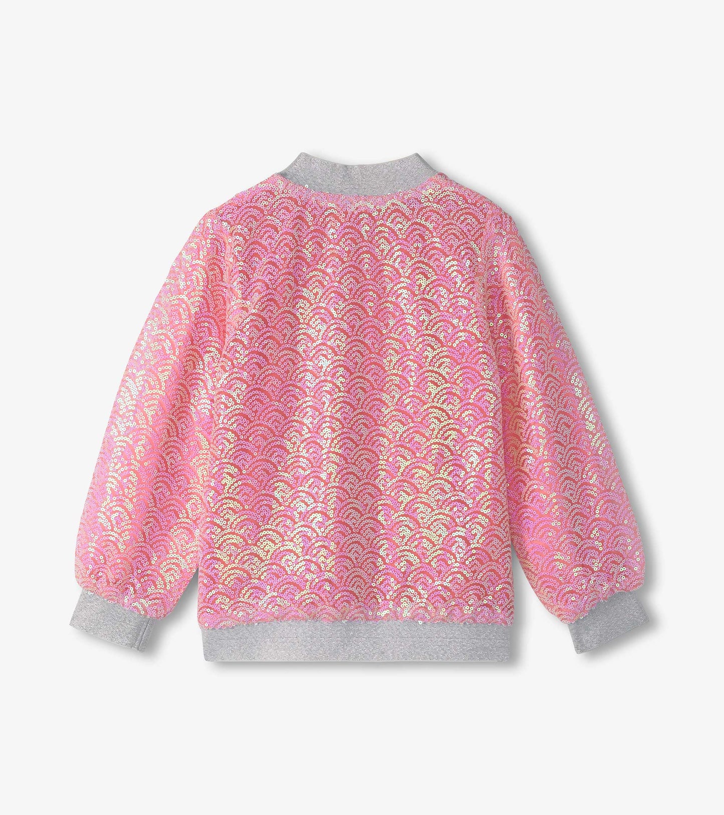 Hatley Girls Pearl Mermaid Sequins Bomber Jacket