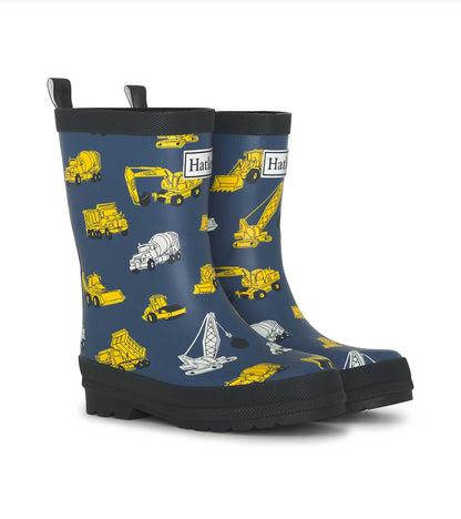 Hatley Boys Under Construction Matte Rain Boots