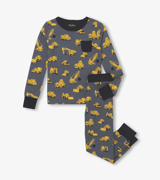 Hatley Boys Under Construction Bamboo Pyjama Set