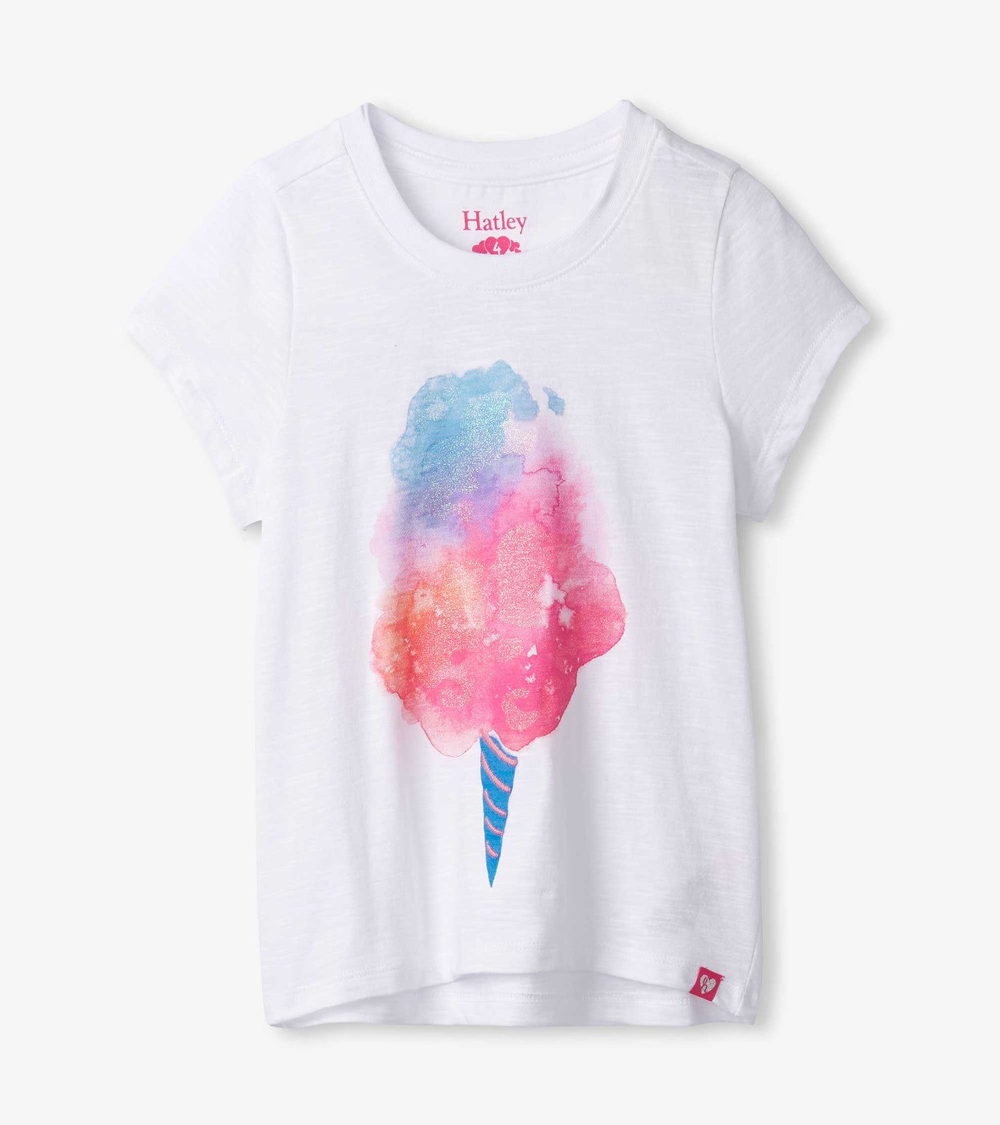 Hatley Girls Cotton Candy Graphic Tee