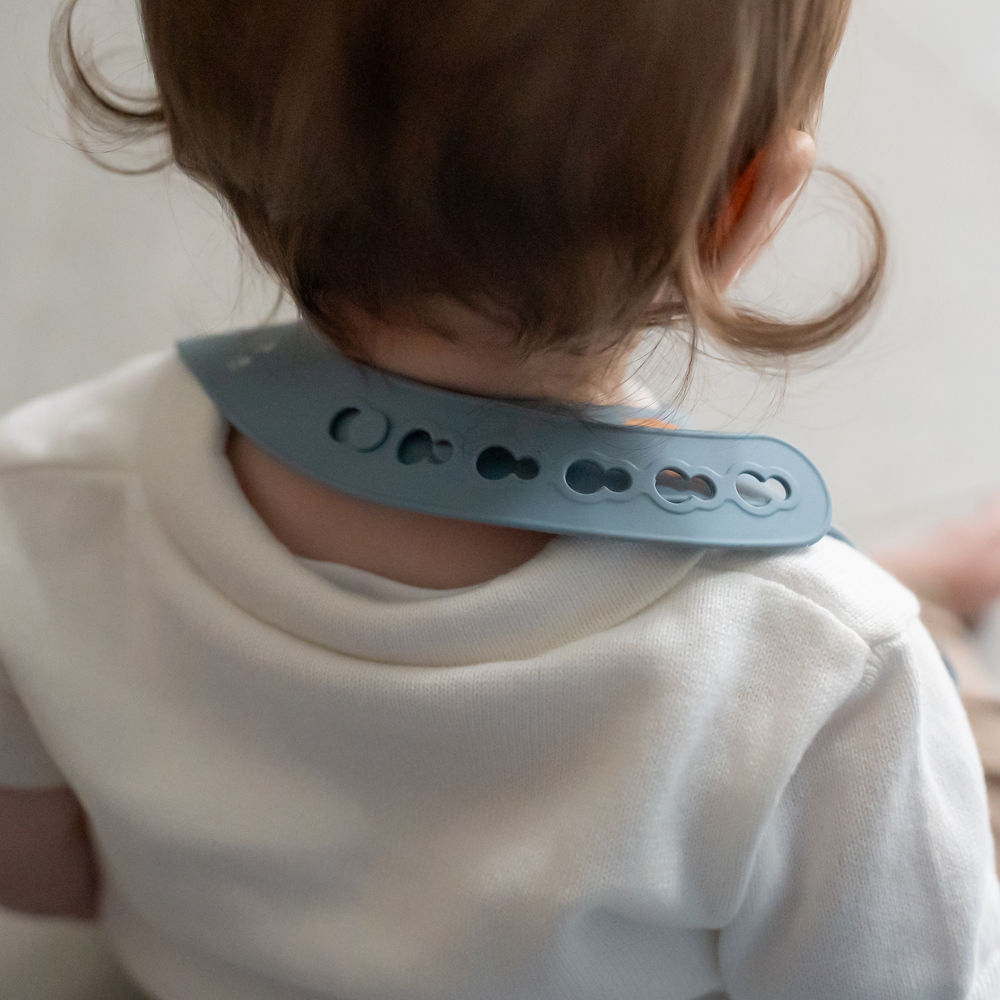 Ziggle Baby Boys Cockapoo Catch It Silicone Bib