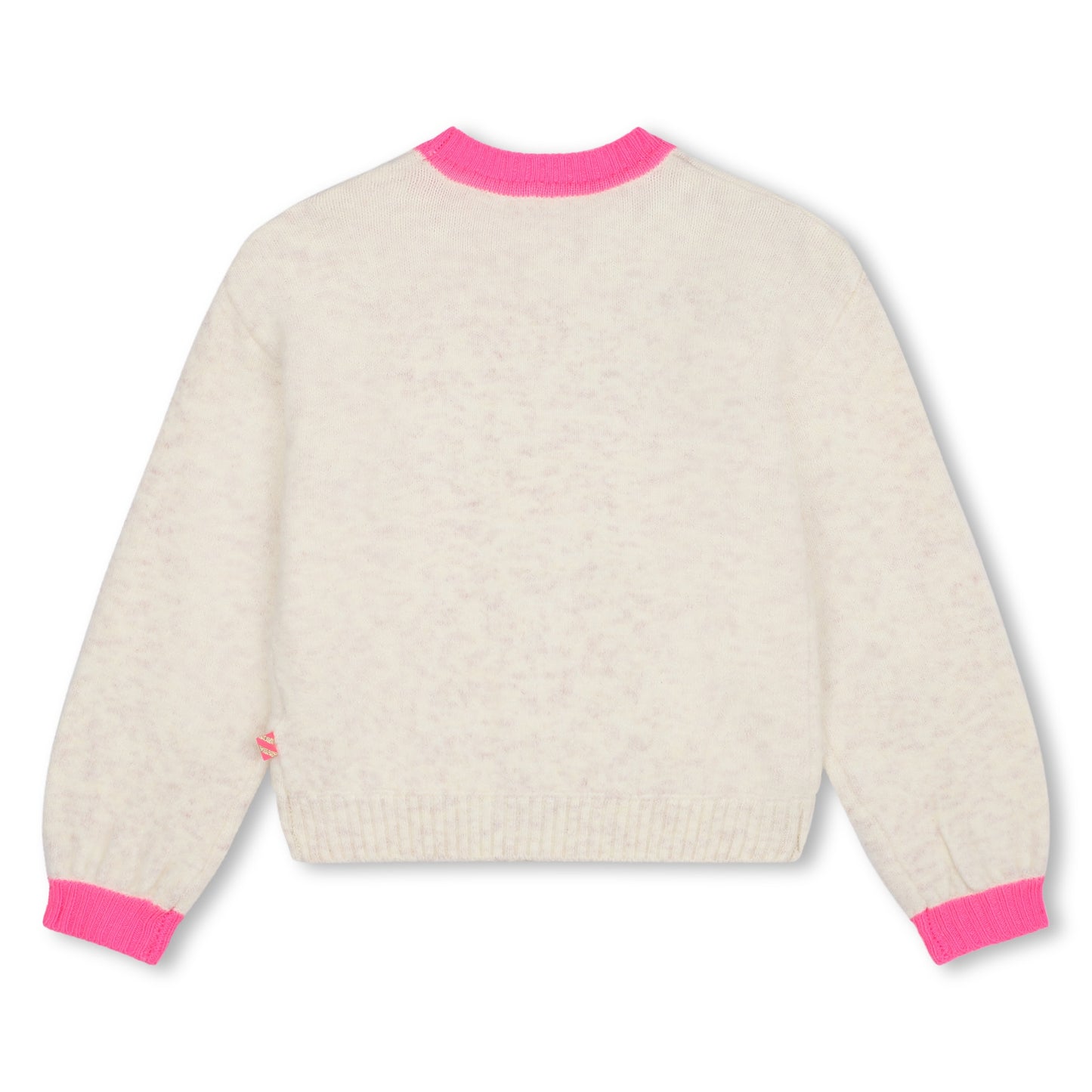 Billieblush Heart Detail Ivory Winter Jumper