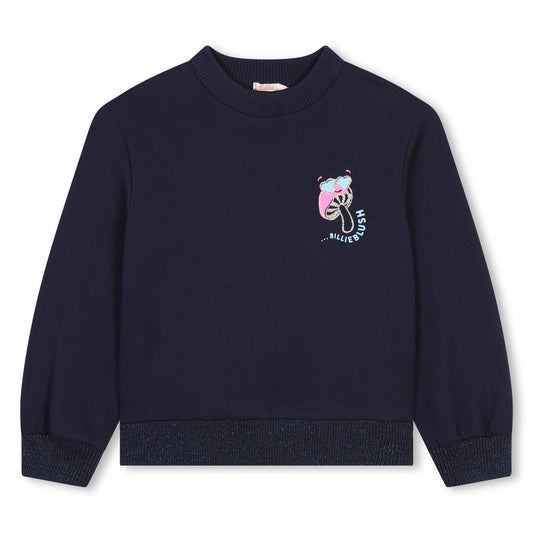 Billieblush Navy Pink Designer Jumper