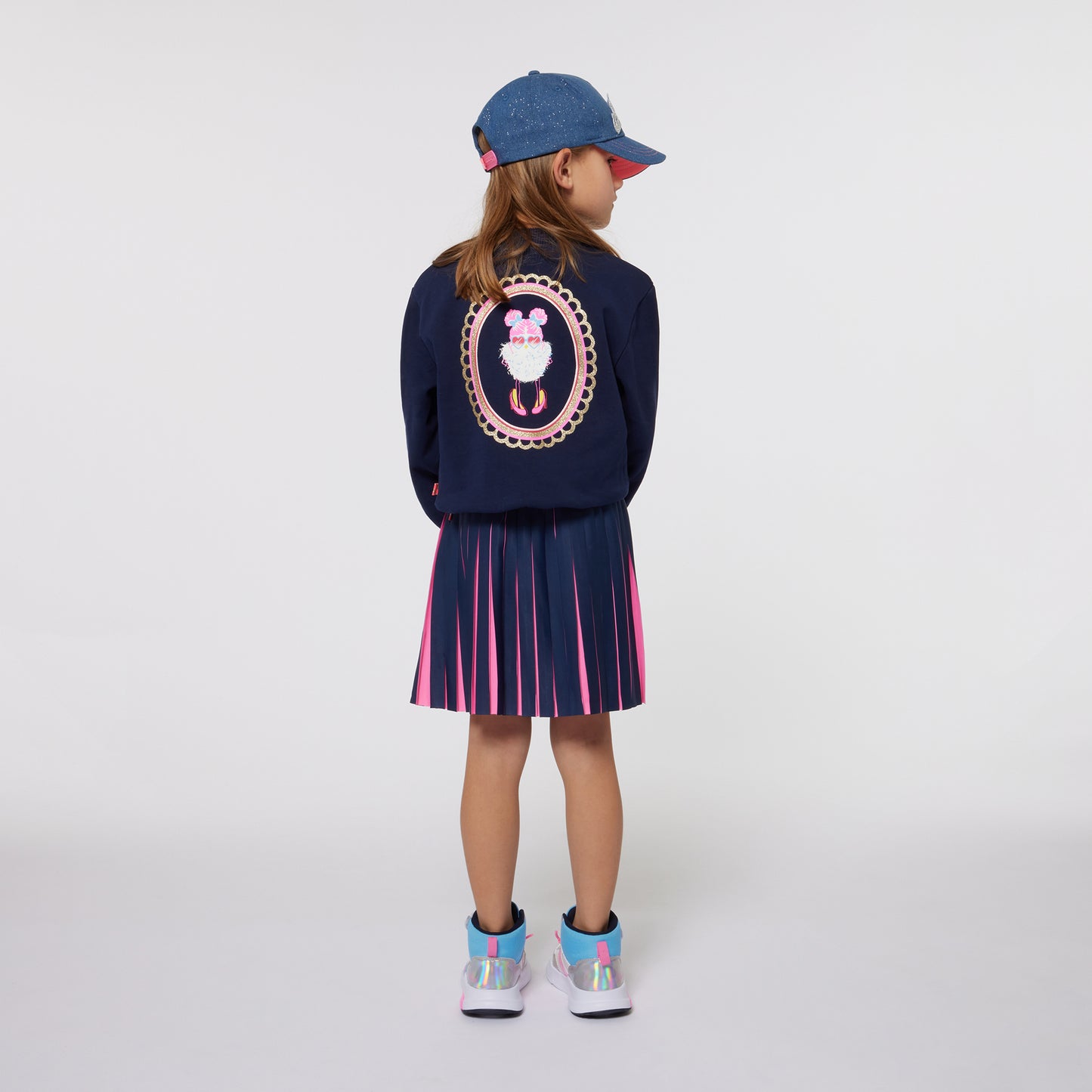 Billieblush Navy Pink Designer Jumper