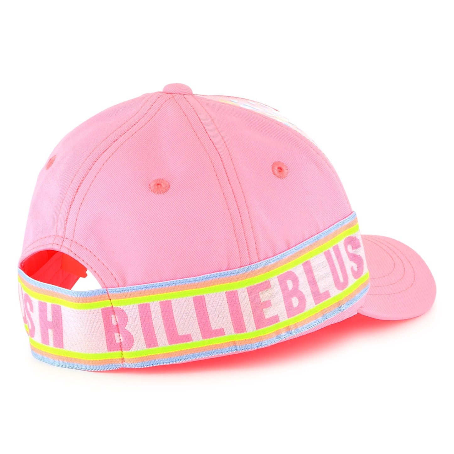 Billieblush Girls Pink Hearts and Flowers Baseball Style Cap