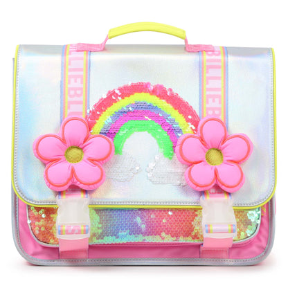 Billieblush Girls Rainbow and Flowers Schoolbag