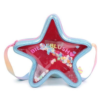 Billieblush Star Shaped Coral Shell Handle Bag