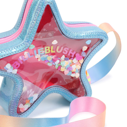 Billieblush Star Shaped Coral Shell Handle Bag