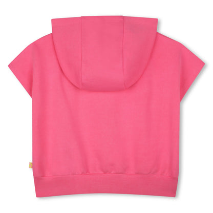 Billieblush Girls Pink Sleeveless Party Sweatshirt