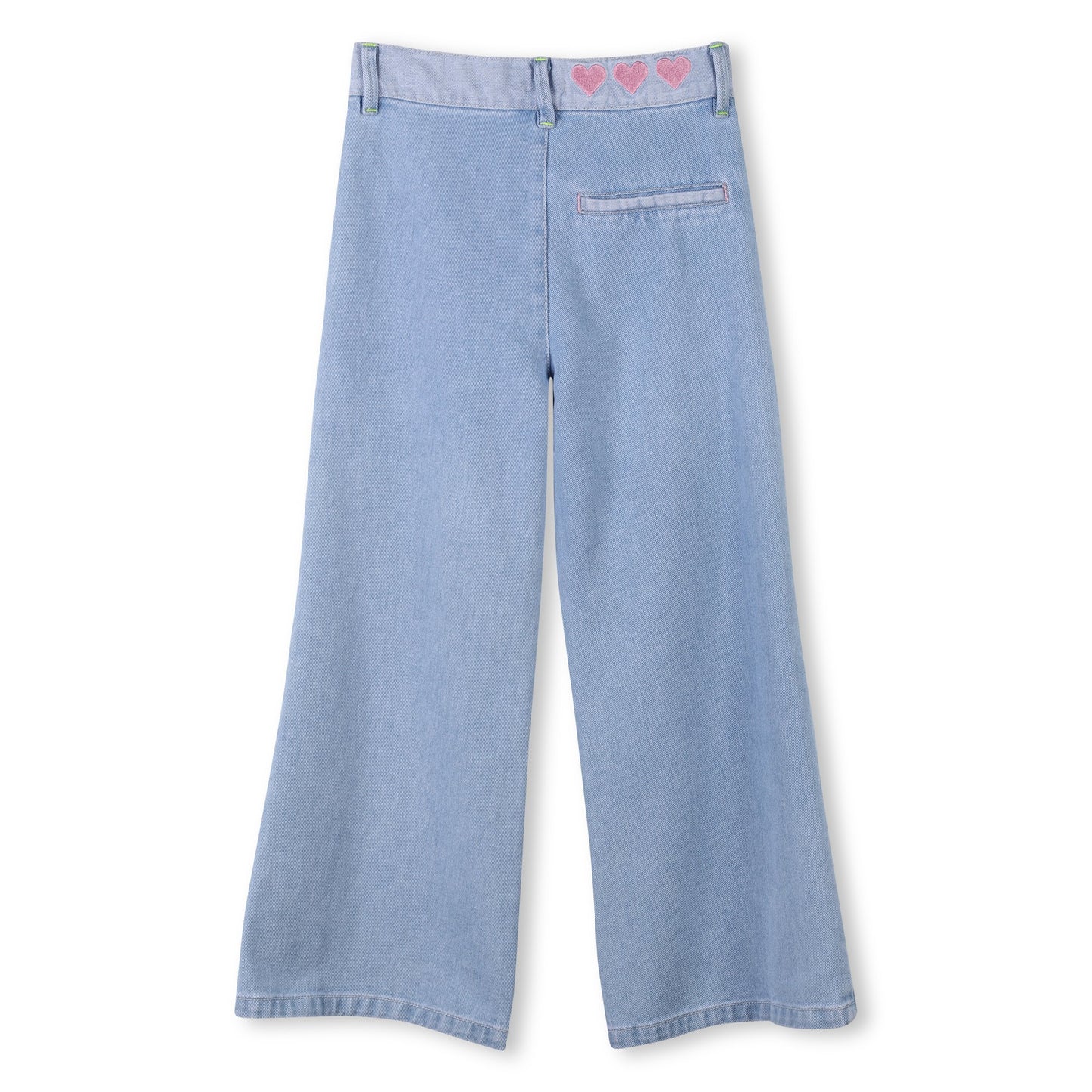 Billieblush Wide Legged Double Stone Denim Trousers