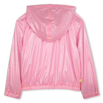 Billieblush Girls Pink Full Zip Windbreaker Jacket