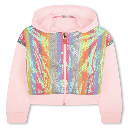 BillieBlush Girls Glitzy Party Hooded Jacket