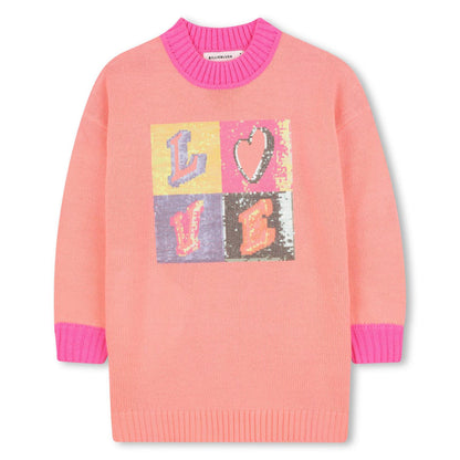 Billieblush Girls Knitted Love Dress
