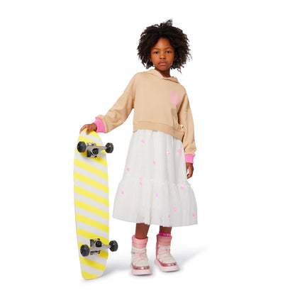 Billieblush Girls Jumper Dress With Attached Skirt
